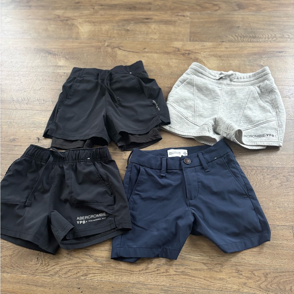 Abercrombie & Navy Black and Grey Kids Shorts Bundle